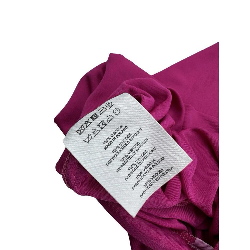 Dries Van Noten Mid Length Draped Skirt Fuchsia Pink Size FR 38 | US 6 - Picture 6 of 7